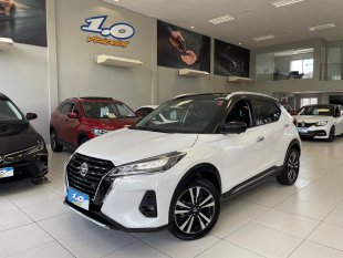 KICKS EXCLUSIVE 1.6 AT CVT, 45 MIL KM, Ú.DONA, TOP DE LINHA ** BRANCO/PÉROLA **